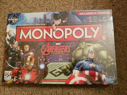 Marvel avengers monopoly - marvel, 2014