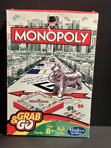 Hasbro monopoly grab and - hasbro, go