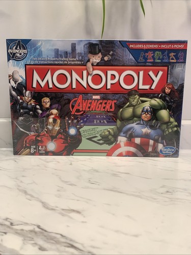 Monopoly marvel avengers board - avengers,