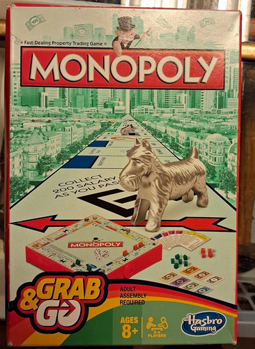 Hasbro monopoly grab go - grab, &